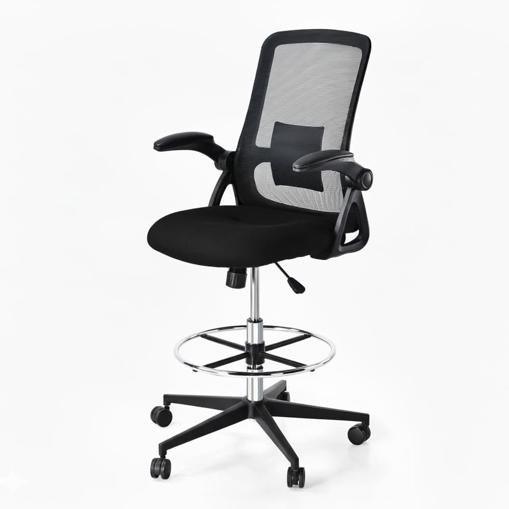 Home & Hotel Textiles Private Limited - Mesh Backrest Swivel Chair with Padded