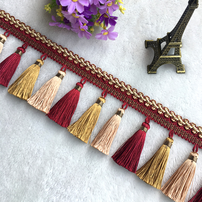 Home Textiles Wholesale - Wholesale 8.5cm Width Curtain Lace Fringe