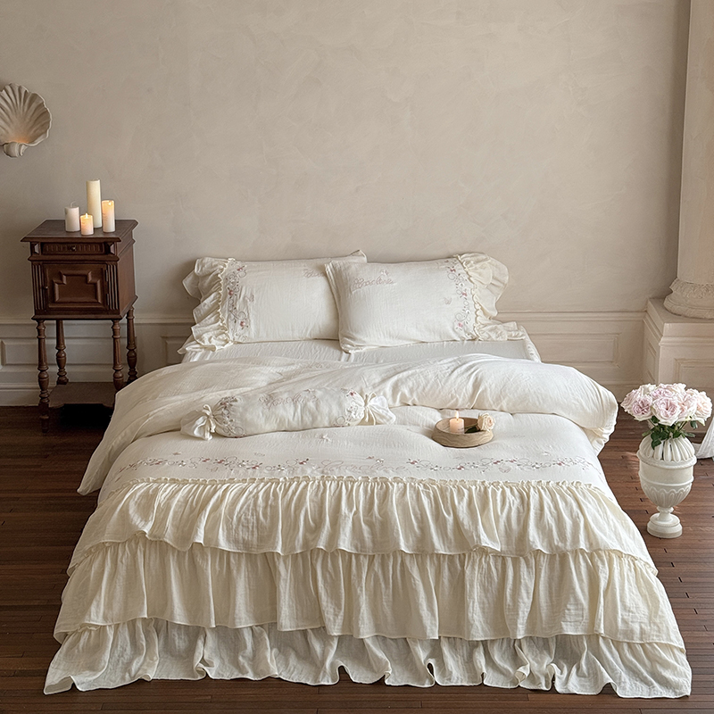 Home Textiles France - Ultra soft Washed Cotton Bedding Sets