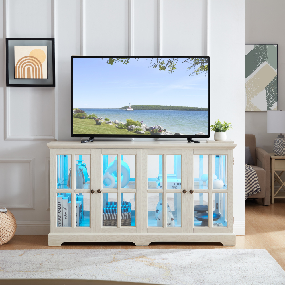 Home & Hotel Textiles Private Limited - LED Curio Display Cabinet Vintage Showcase