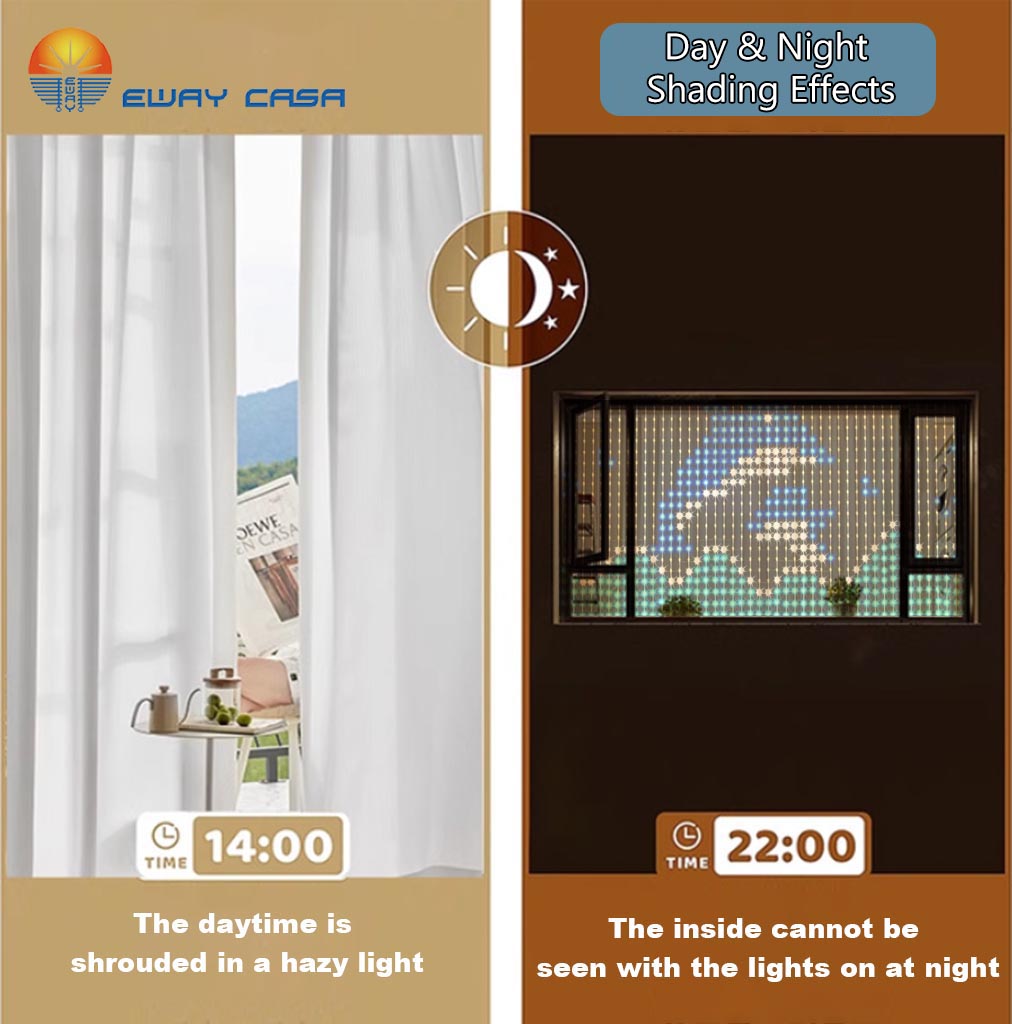 EWAY CASA High Quality Home De - Curtain Sheer Voile avis et prix
