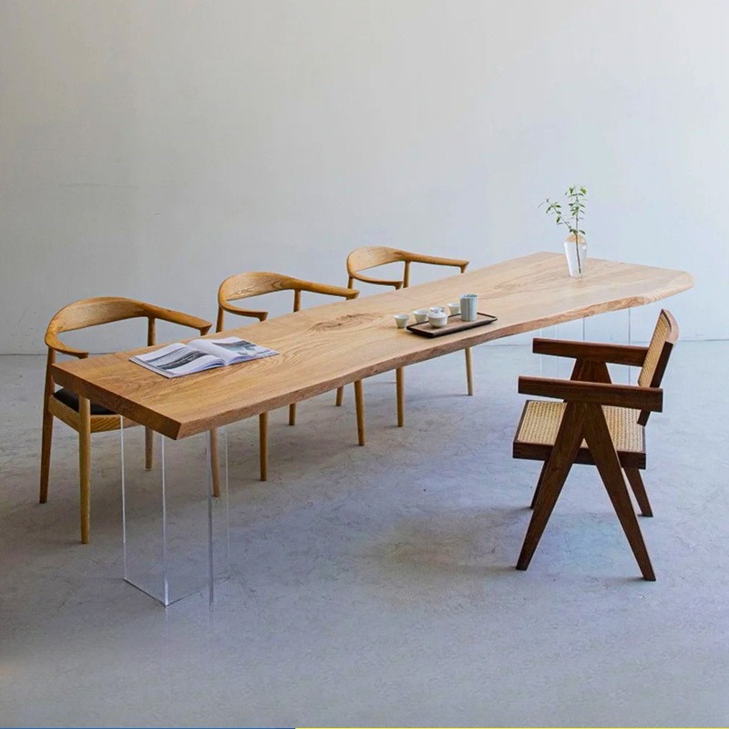 Nordic Solid Wood Acrylic Floa - Home & Hotel Textiles Private Limited avis et prix
