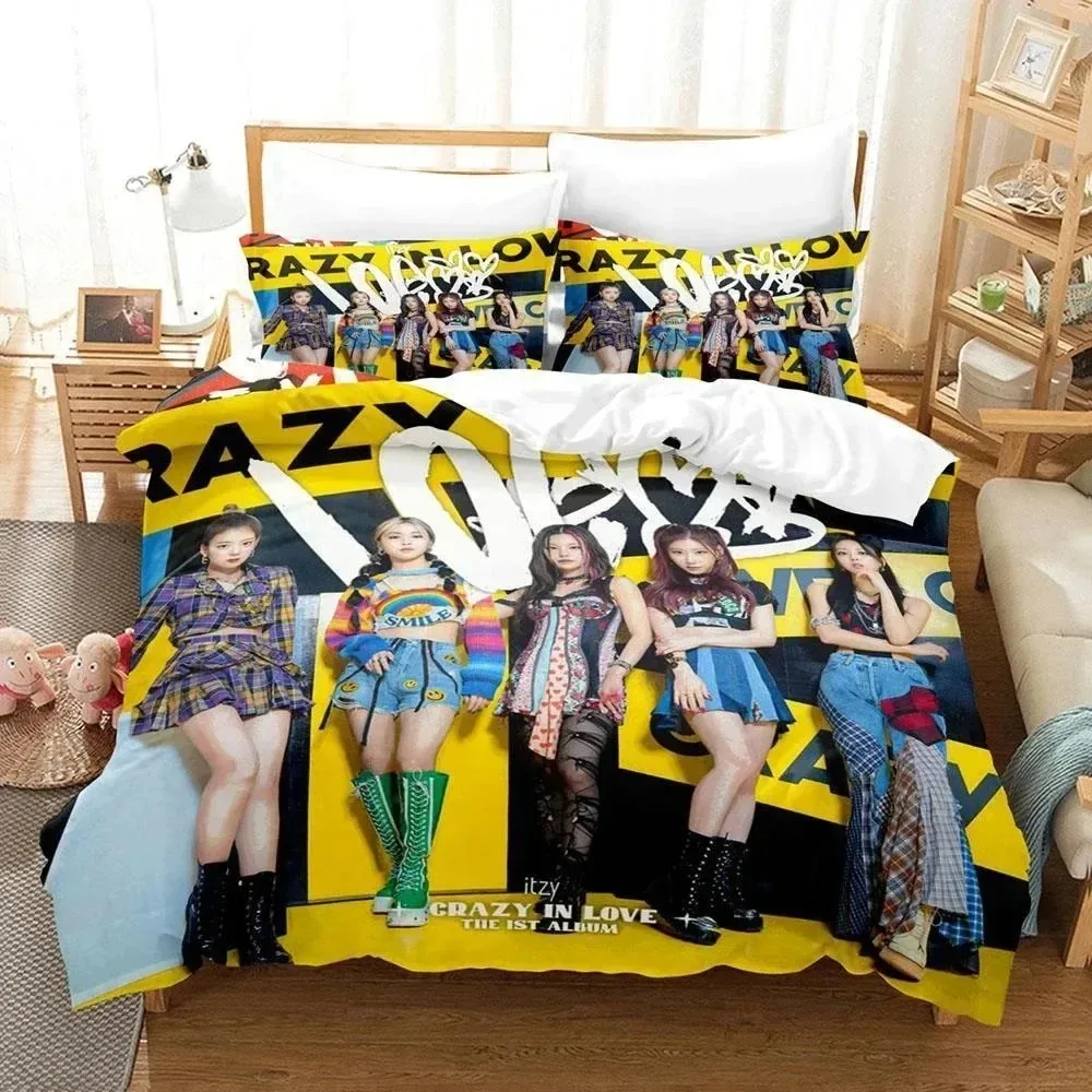 Kpop Group ITZY Bedding Set Bo - Home Textiles Group avis et prix