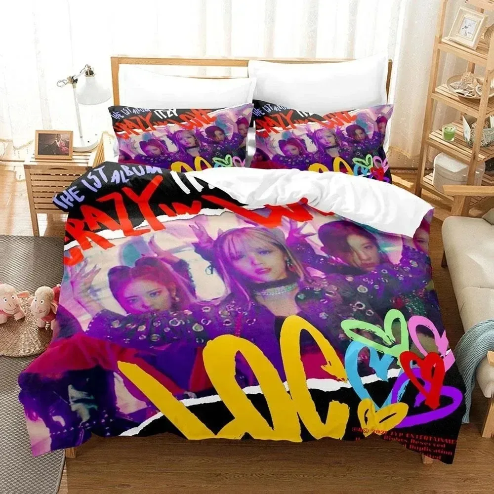 Kpop Group ITZY Bedding Set Bo - Home Textiles Group avis et prix