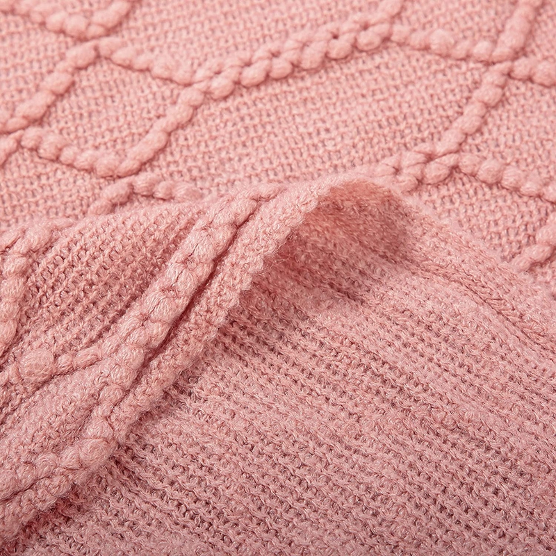 Vintage Gift Khaki Navy Blanke - Throw Blanket Chunky Knit avis et prix