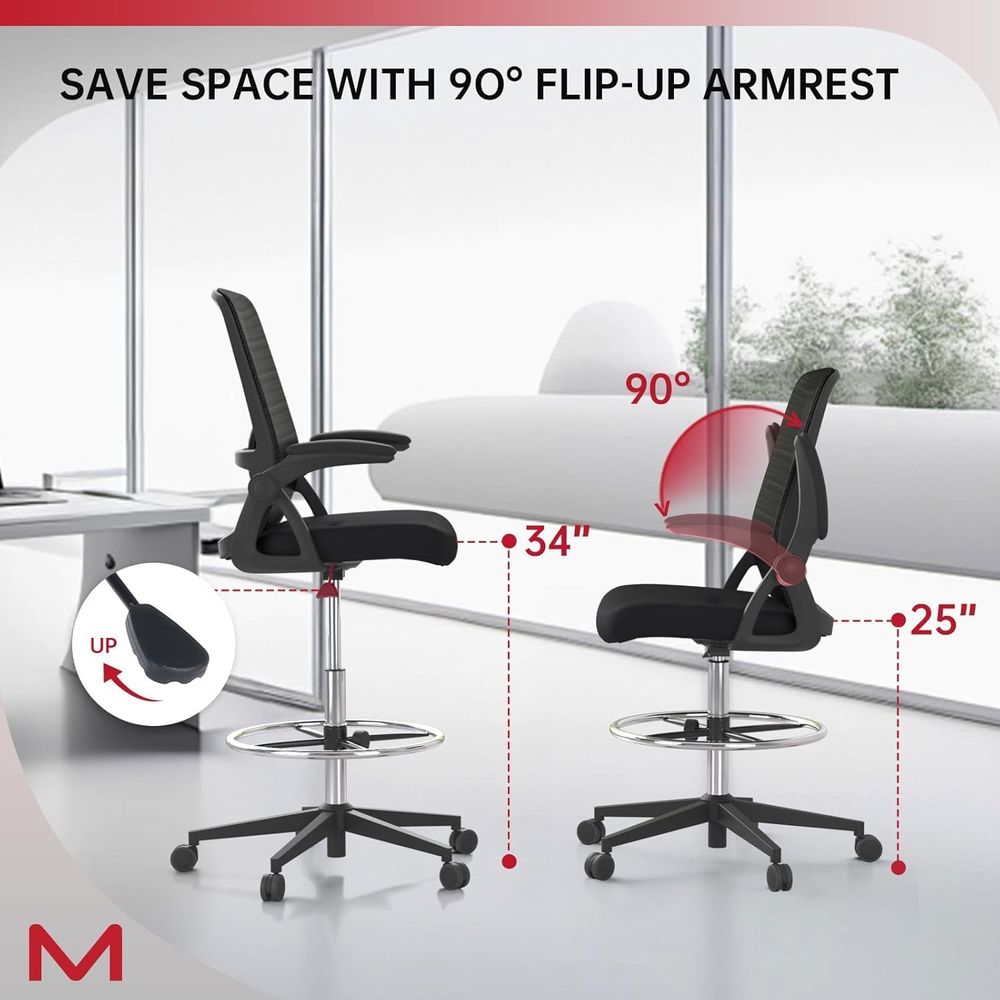 Mesh Backrest Swivel Chair wit - Home & Hotel Textiles Private Limited avis et prix