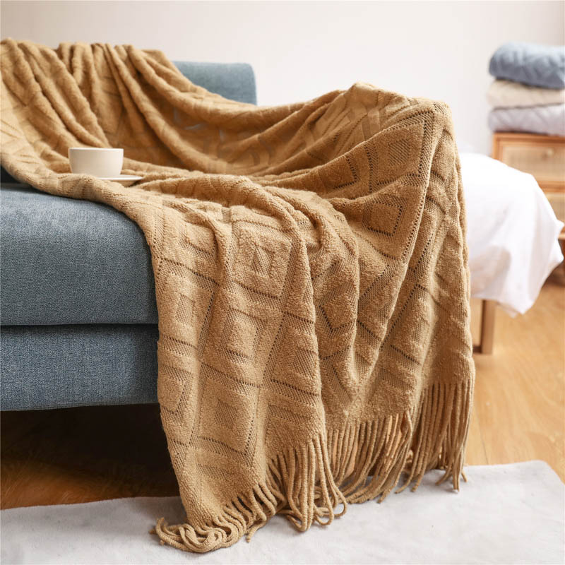 Blanket for Beds Nordic Knitte - Throw Blanket Chunky Knit avis et prix