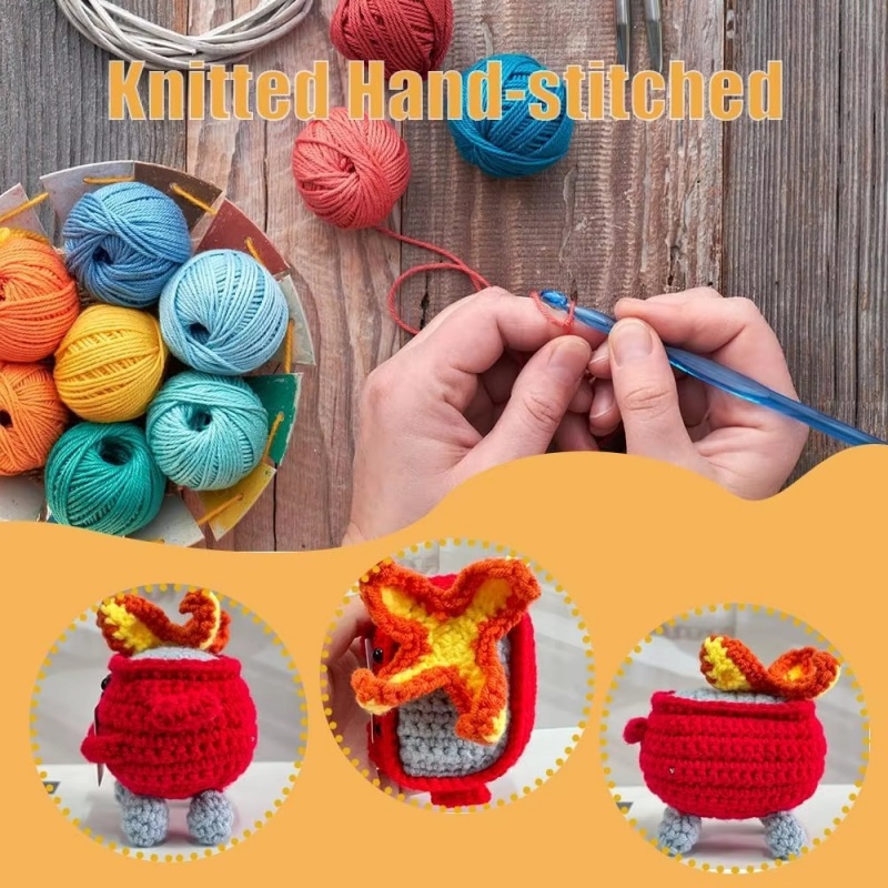 Handmade Crochet Dumpster Fire - Home And Textiles Today avis et prix