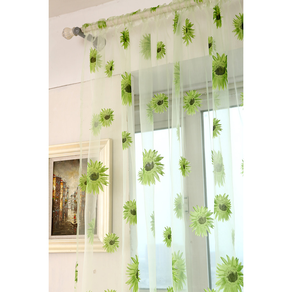 Sunflower Curtains 100X270Cm G - Curtain Sheer Voile avis et prix