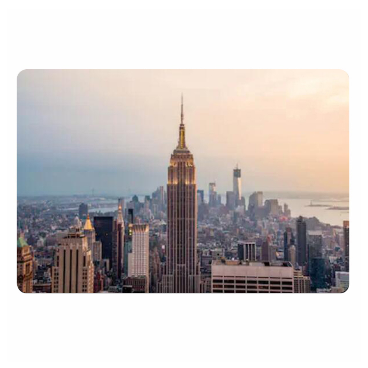 Modern New York City at Sunset - Home Textiles New York avis et prix