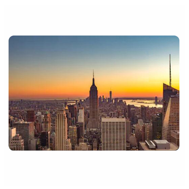 Modern New York City at Sunset - Home Textiles New York avis et prix