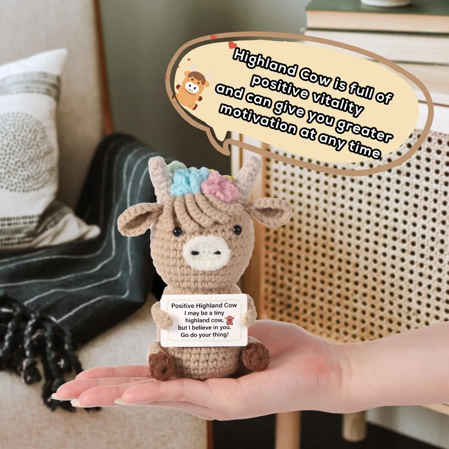 Crochet Emotional Cow Doll Dec - Home And Textiles Today avis et prix