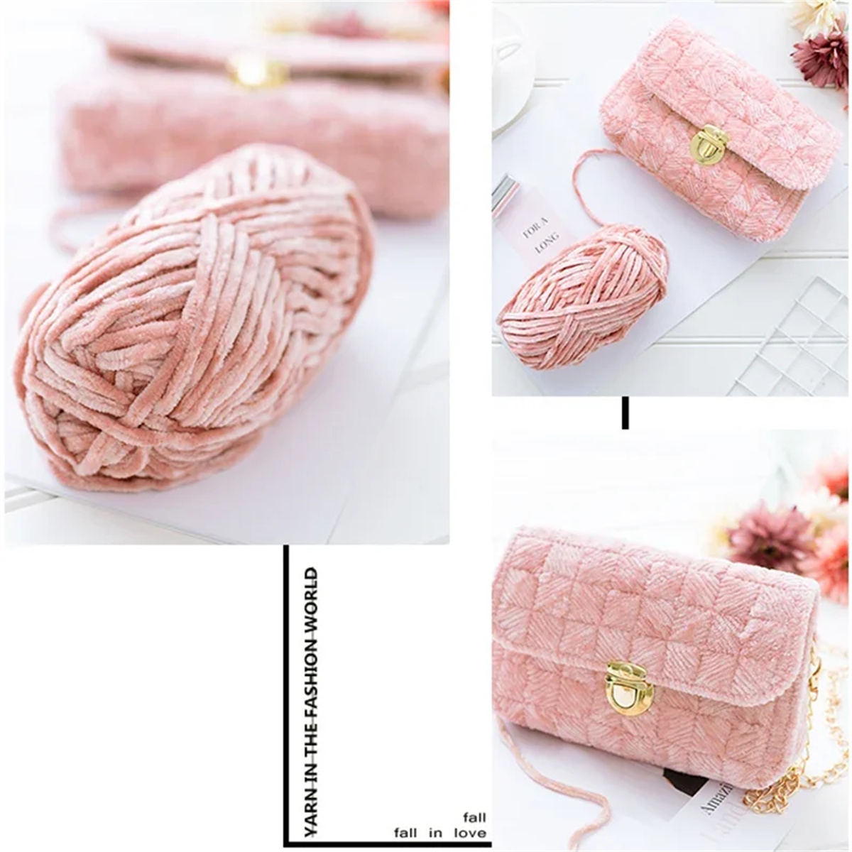 3pcs 100g Super Soft Velvet Ya - Throw Blanket Chunky Knit avis et prix