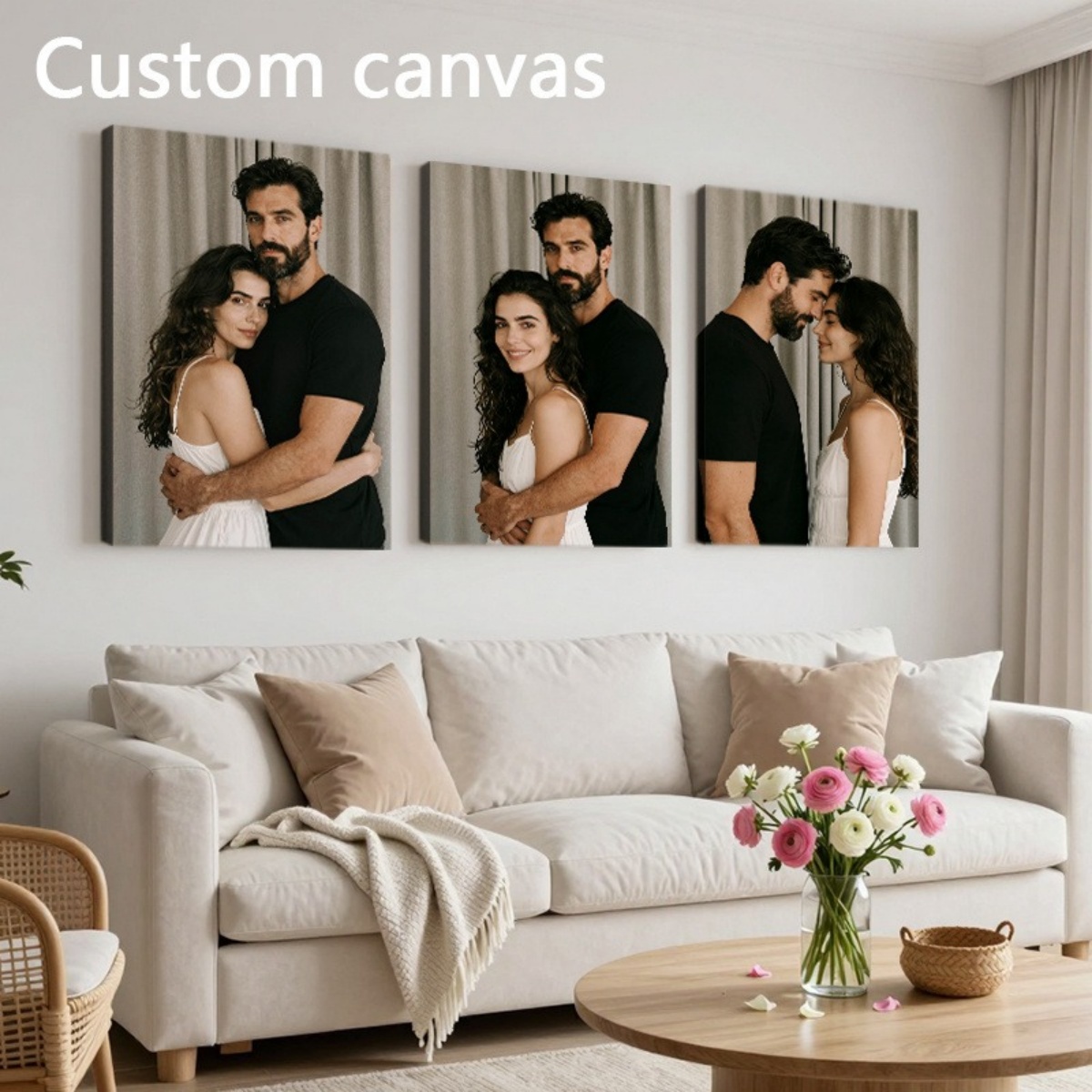 Set of 3 Custom Photo Decor Pi - Home And Textiles Today avis et prix