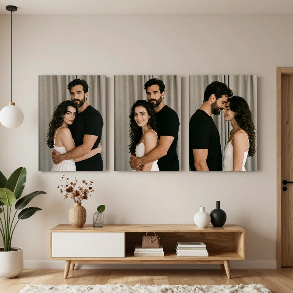 Set of 3 Custom Photo Decor Pi - Home And Textiles Today avis et prix