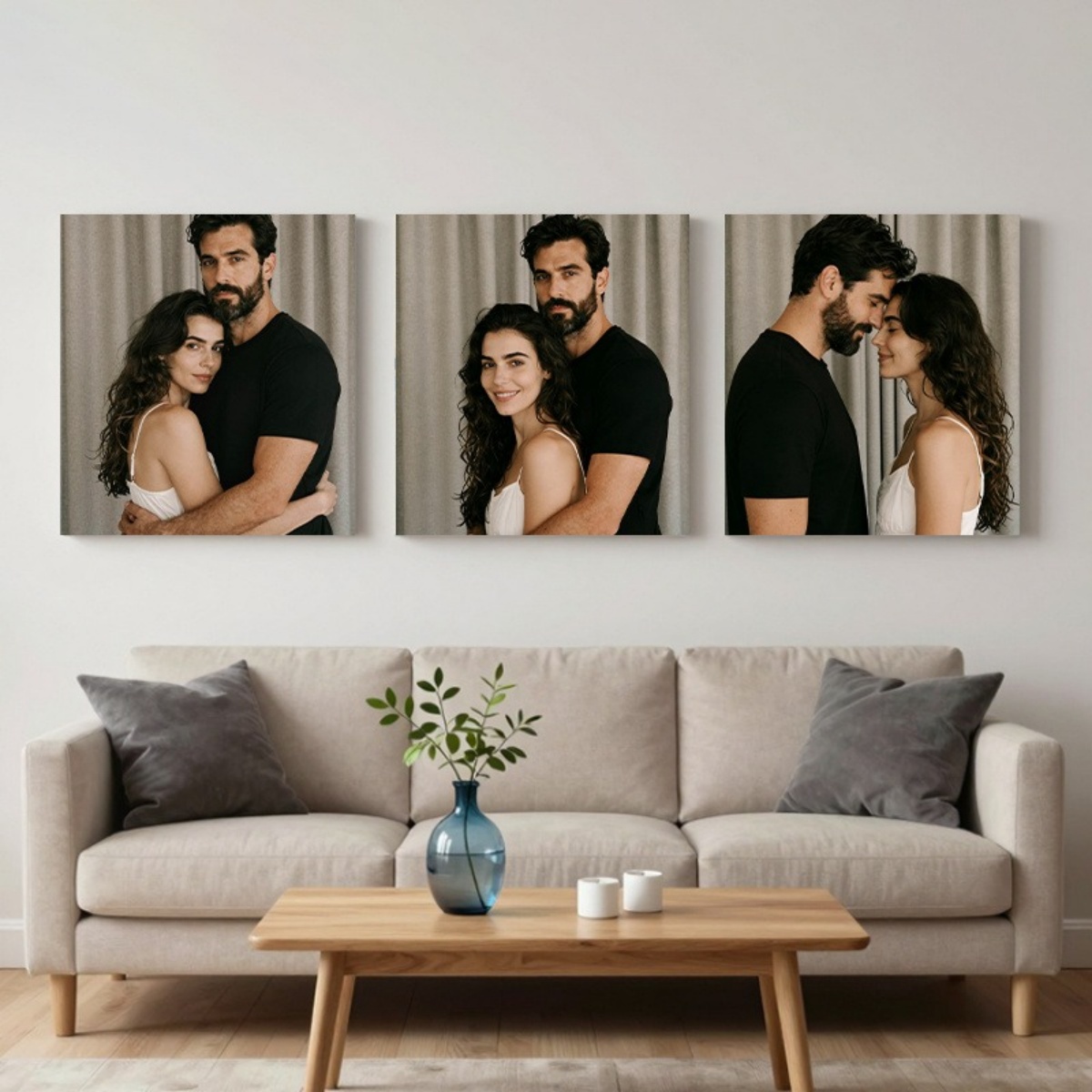 Set of 3 Custom Photo Decor Pi - Home And Textiles Today avis et prix