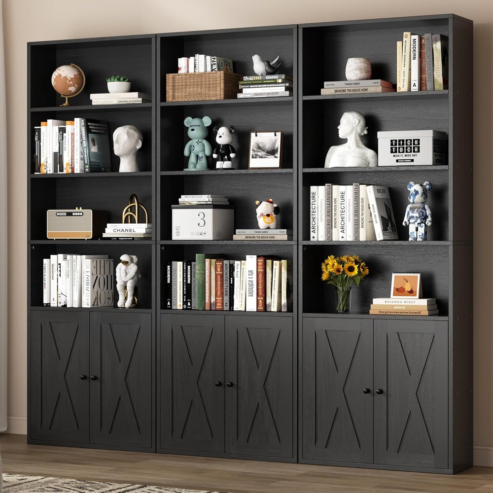 Industrial Bookshelf with Door - Home & Hotel Textiles Private Limited avis et prix