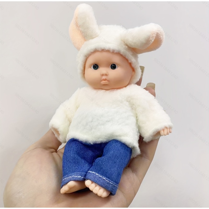 1pc 12cm Reborn Miniature Doll - Home And Textiles Today avis et prix