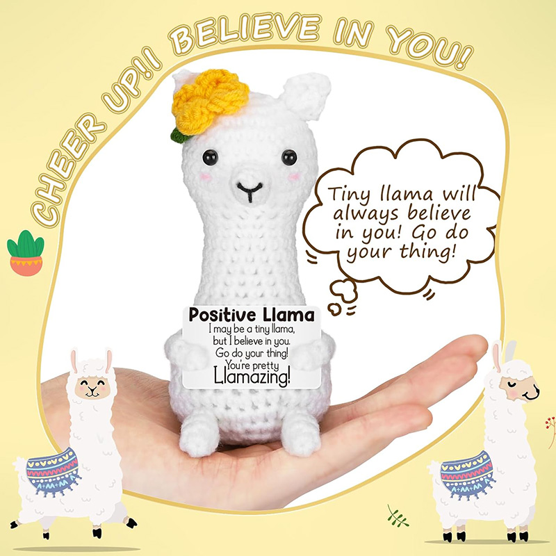 Funny Handmade Crochet Llama P - Home And Textiles Today avis et prix