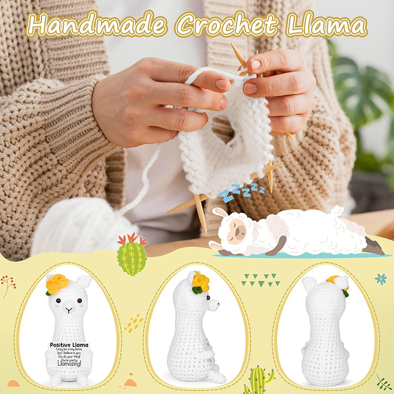 Funny Handmade Crochet Llama P - Home And Textiles Today avis et prix