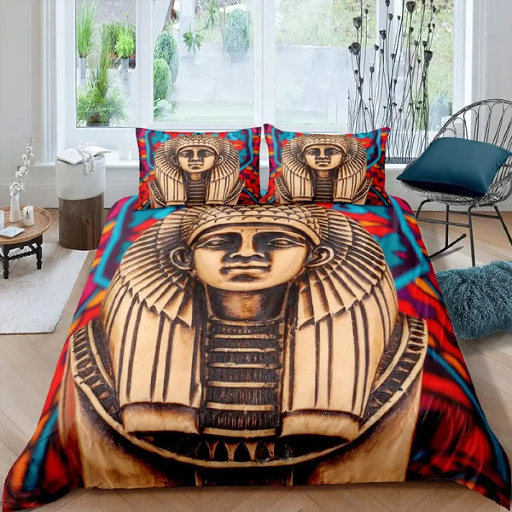 Pharaoh Duvet Cover Queen Anci - Bed Sheet Microfiber avis et prix