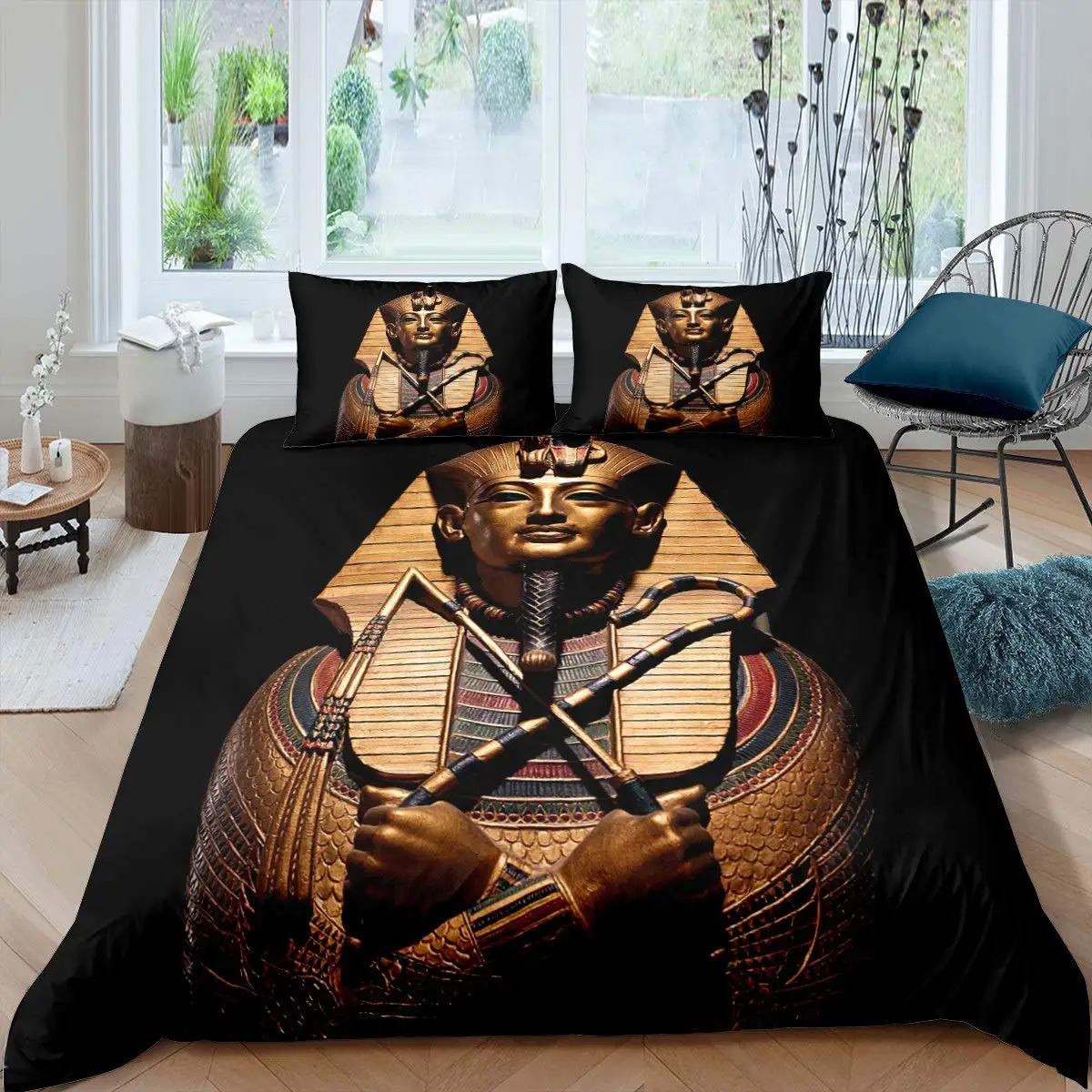 Pharaoh Duvet Cover Queen Anci - Bed Sheet Microfiber avis et prix