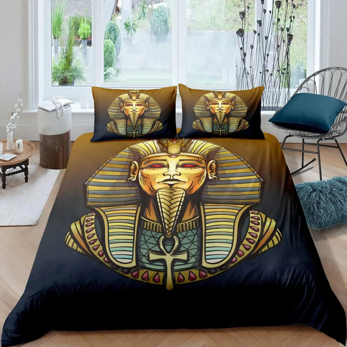 Pharaoh Duvet Cover Queen Anci - Bed Sheet Microfiber avis et prix