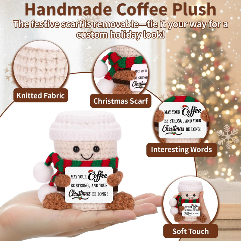 Handmade Crochet Coffee Doll w - Home And Textiles Today avis et prix