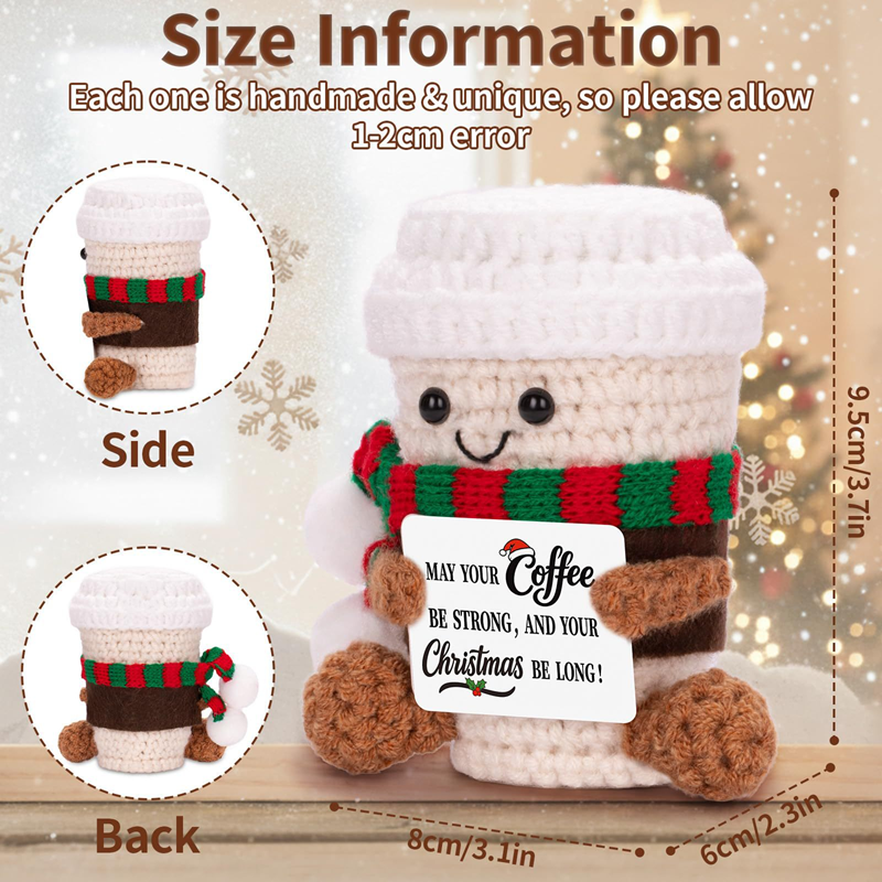 Handmade Crochet Coffee Doll w - Home And Textiles Today avis et prix