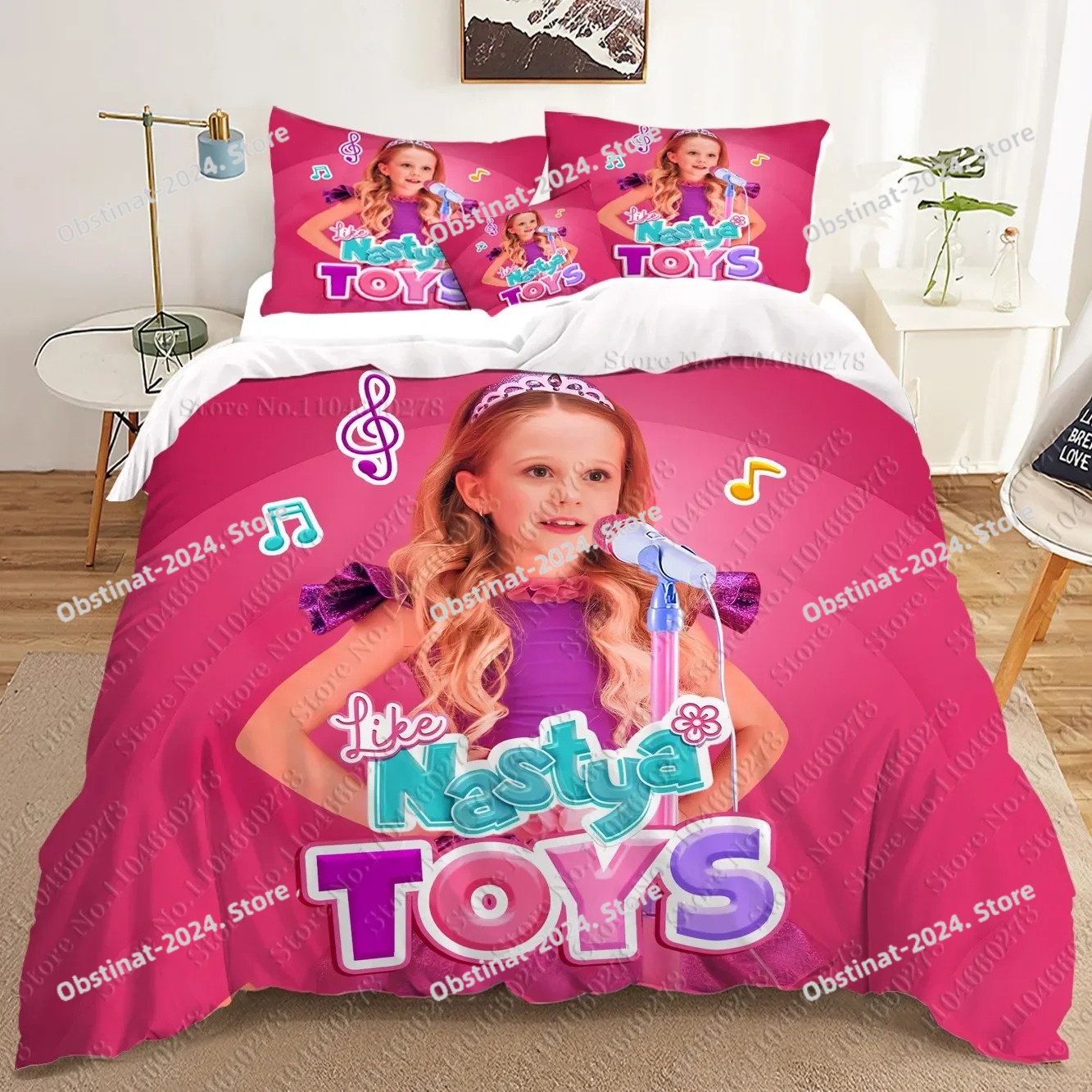 fashion Anime Nastya 3D Beddin - Home Textiles Classic Fashion avis et prix
