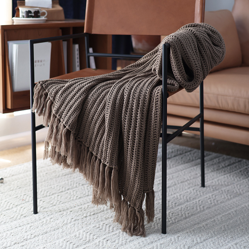 Chunky Solid Knit Throw Blanke - Throw Blanket Chunky Knit avis et prix