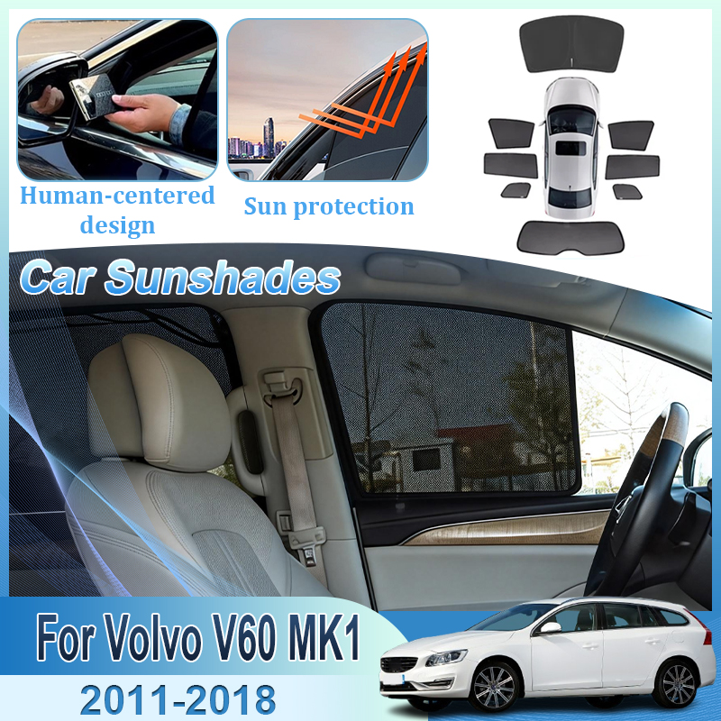 Sunshade For Volvo V60 MK1 201 - Curtain Sheer Voile avis et prix