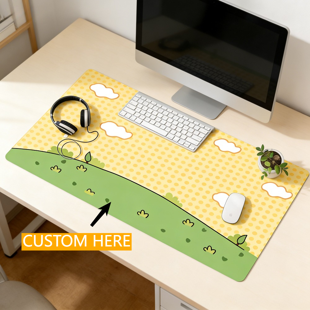 1pc Custom Mouse Pad with Phot - Home And Textiles Today avis et prix