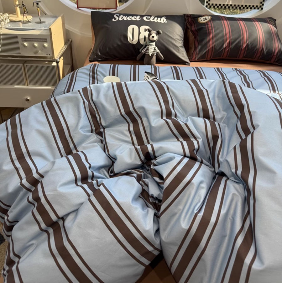 Classic fashion blue red strip - Home Textiles Classic Fashion avis et prix