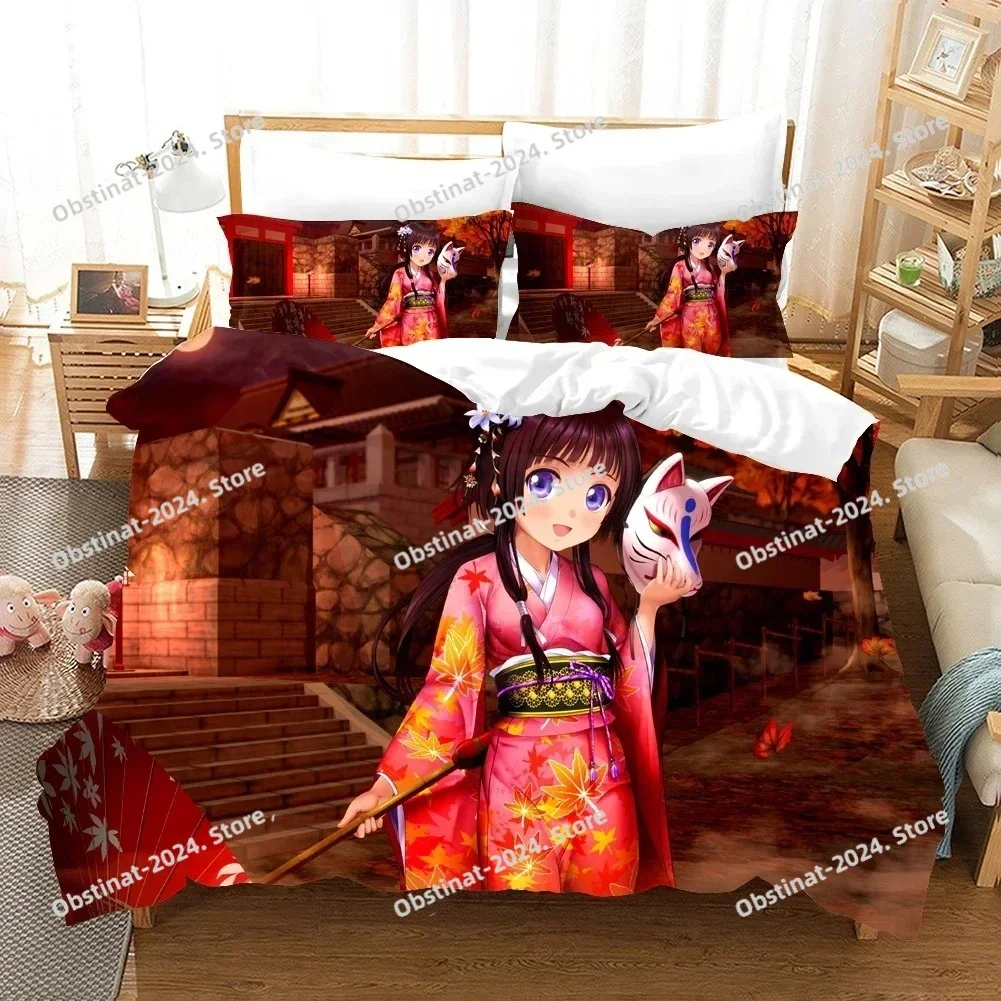 Top Anime Girl Bedding Set Car - Home Textiles Classic Fashion avis et prix