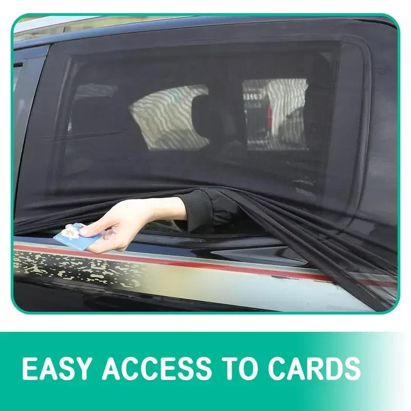 2PCS Car Window Screen Door Co - Curtain Sheer Voile avis et prix