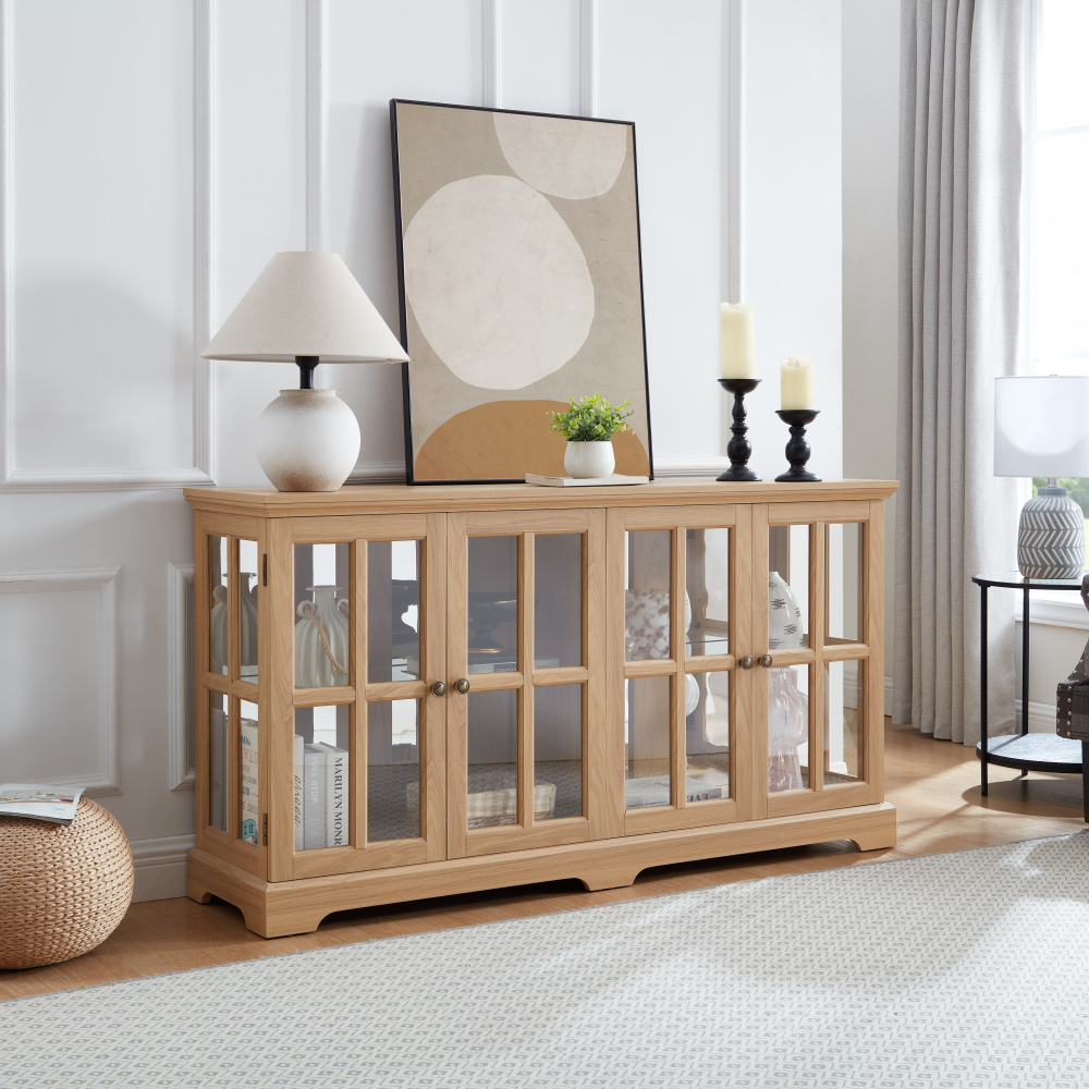 LED Curio Display Cabinet: Gla - Home & Hotel Textiles Private Limited avis et prix