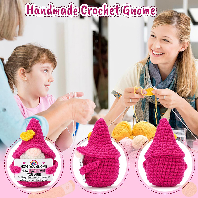 Positive Energy Crochet Gnome  - Home And Textiles Today avis et prix