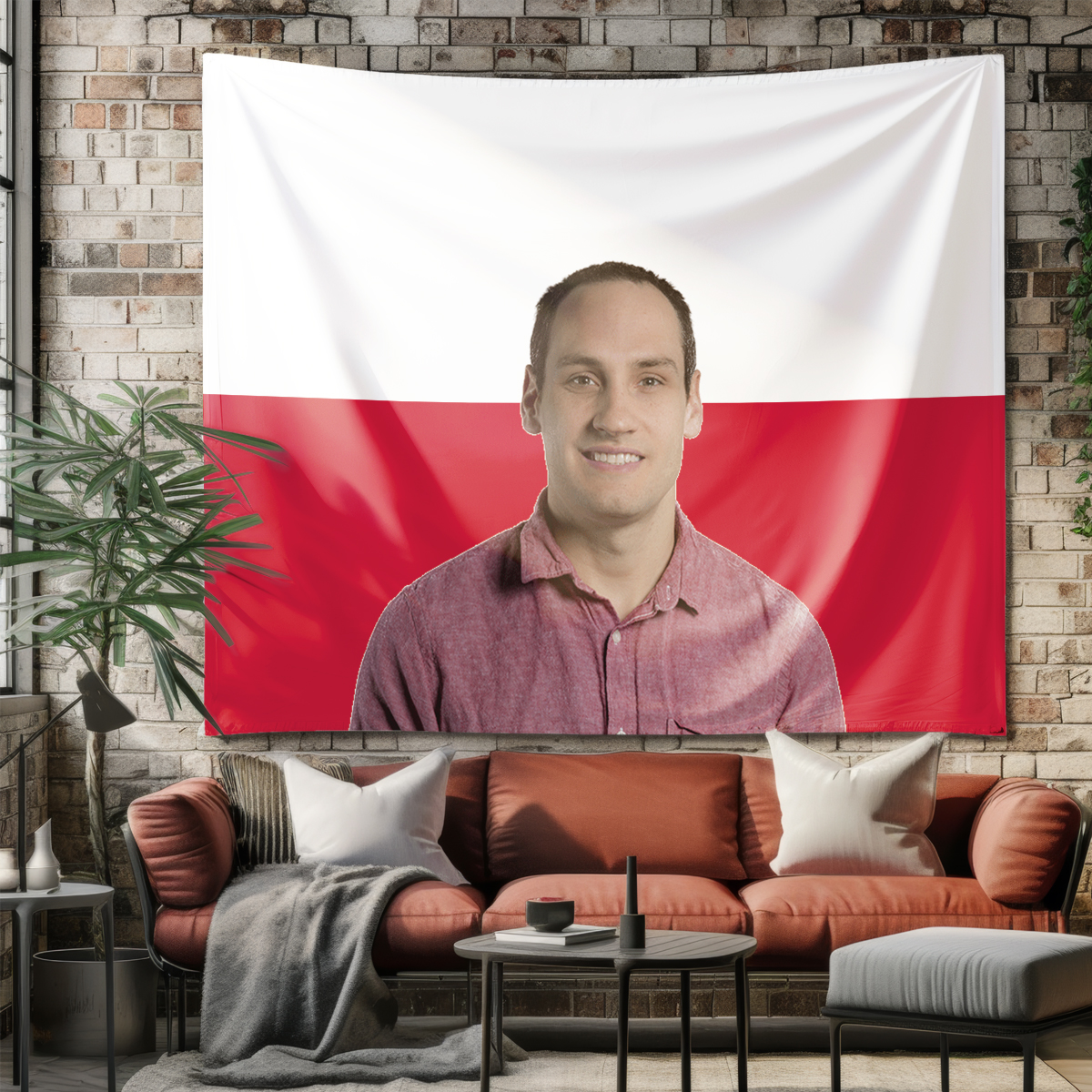1Pc Custom Photo Polyster Flag - Home And Textiles Today avis et prix