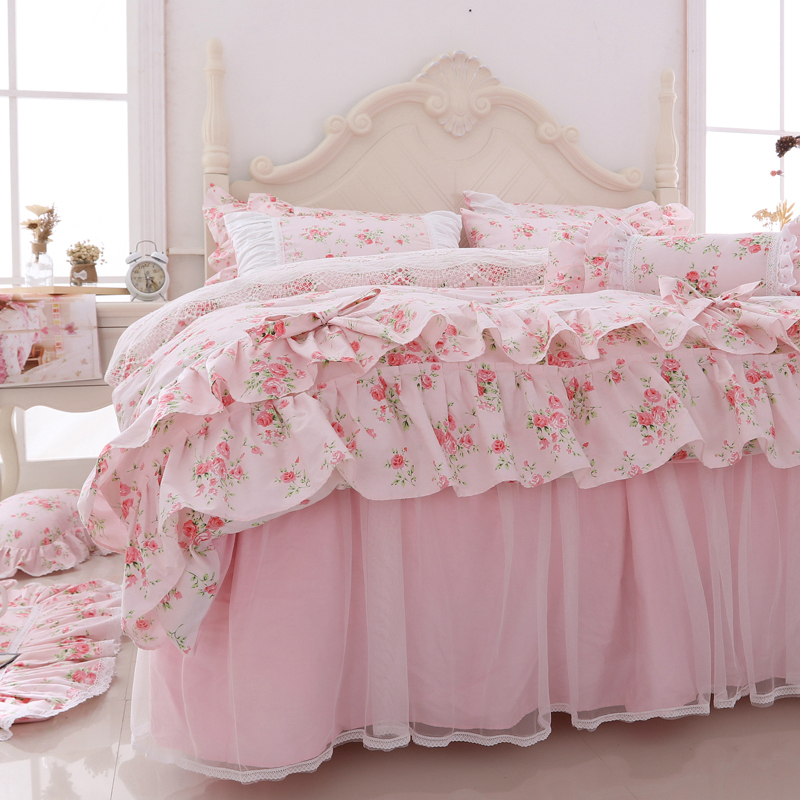 100% Cotton Lace Princess Bedd - Home Textiles France avis et prix