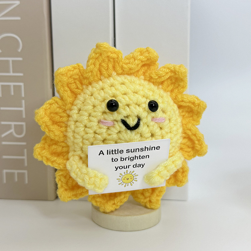 Funny Positive Crochet Sunshin - Home And Textiles Today avis et prix
