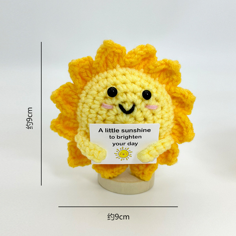 Funny Positive Crochet Sunshin - Home And Textiles Today avis et prix