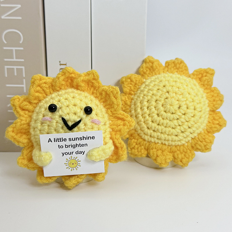 Funny Positive Crochet Sunshin - Home And Textiles Today avis et prix