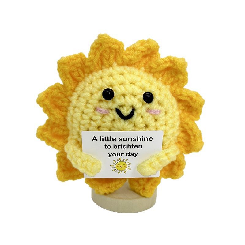 Funny Positive Crochet Sunshin - Home And Textiles Today avis et prix