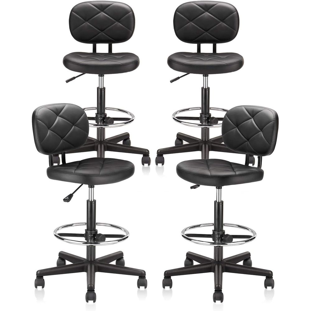 Adjustable Swivel Rolling Stoo - Home & Hotel Textiles Private Limited avis et prix
