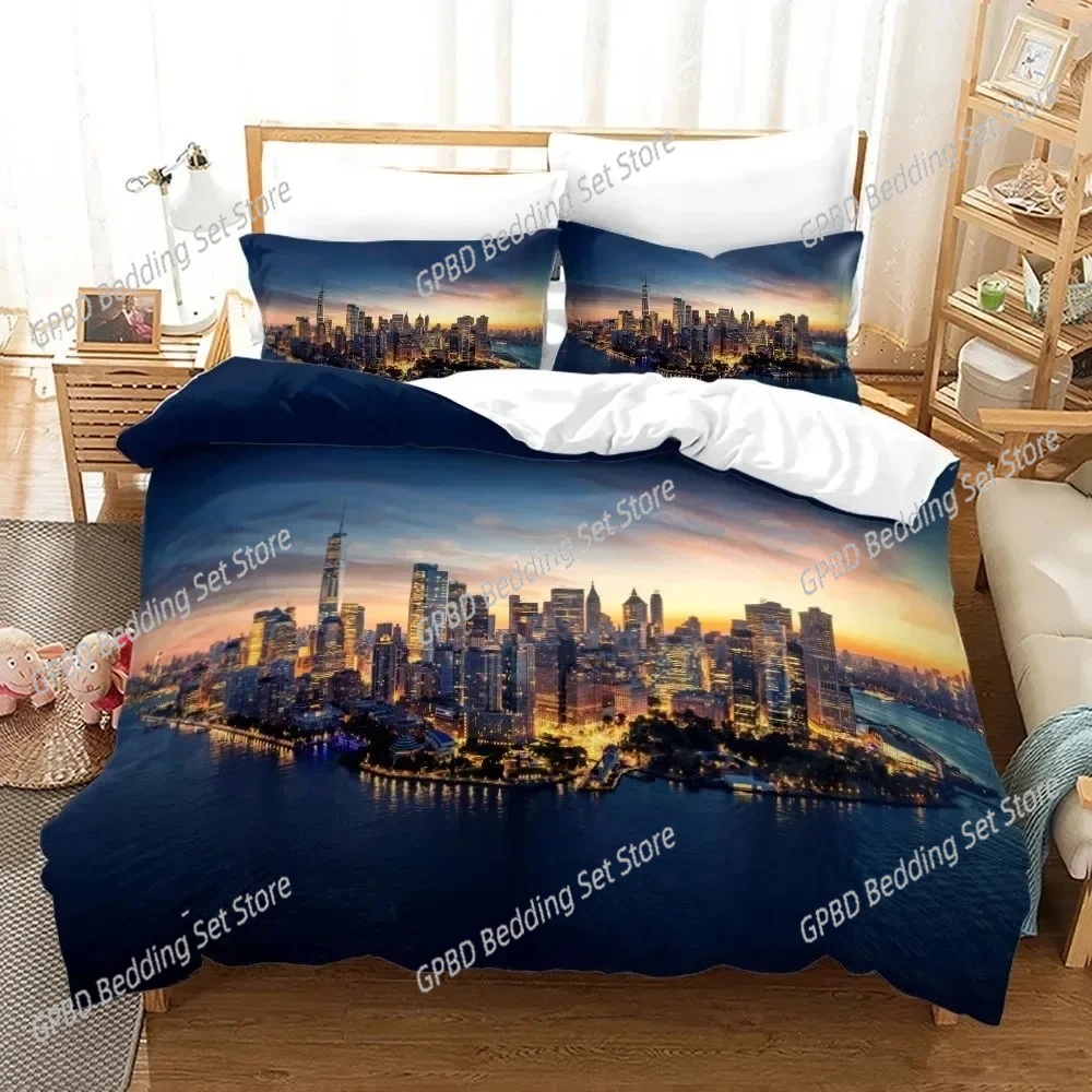 3D Print New York City Night V - Home Textiles New York avis et prix