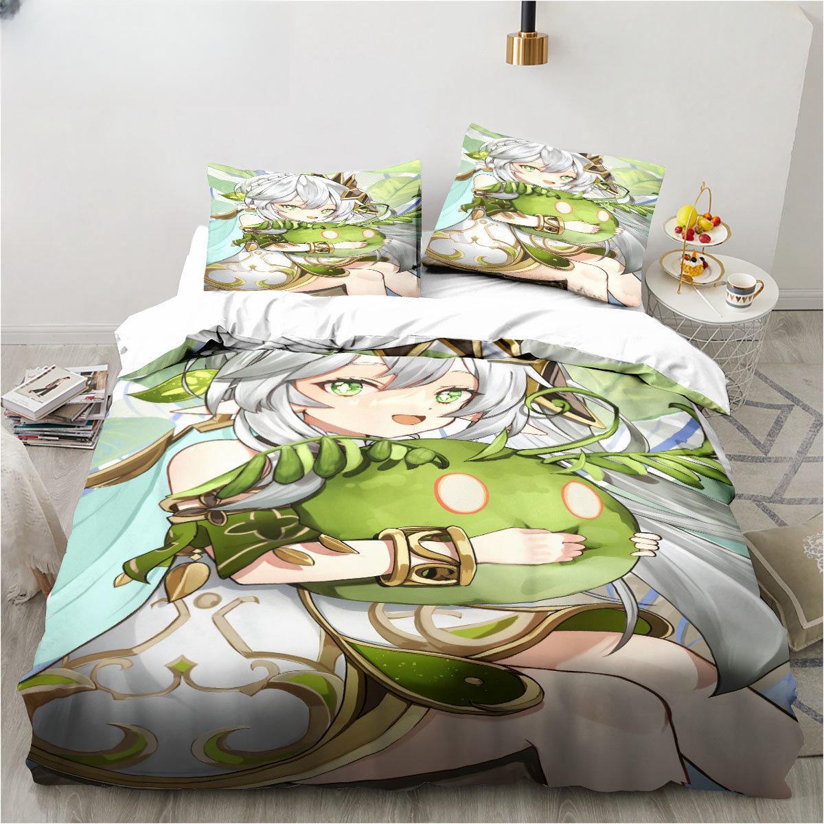 New Genshin Impact Nahida Kawa - Bed Sheet Microfiber avis et prix