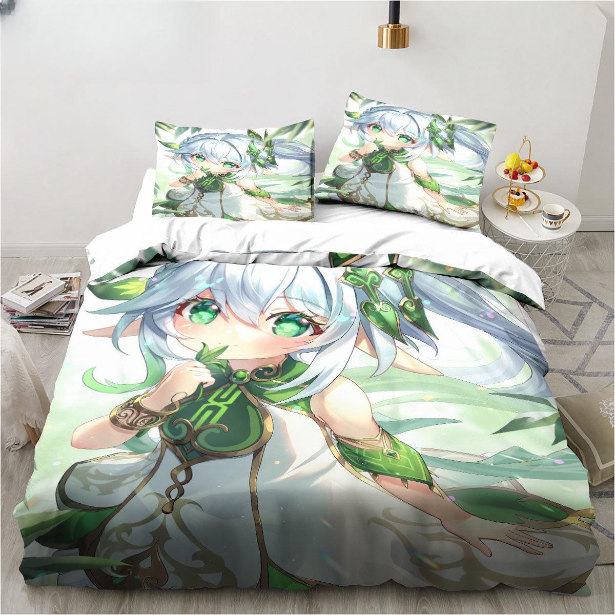 New Genshin Impact Nahida Kawa - Bed Sheet Microfiber avis et prix