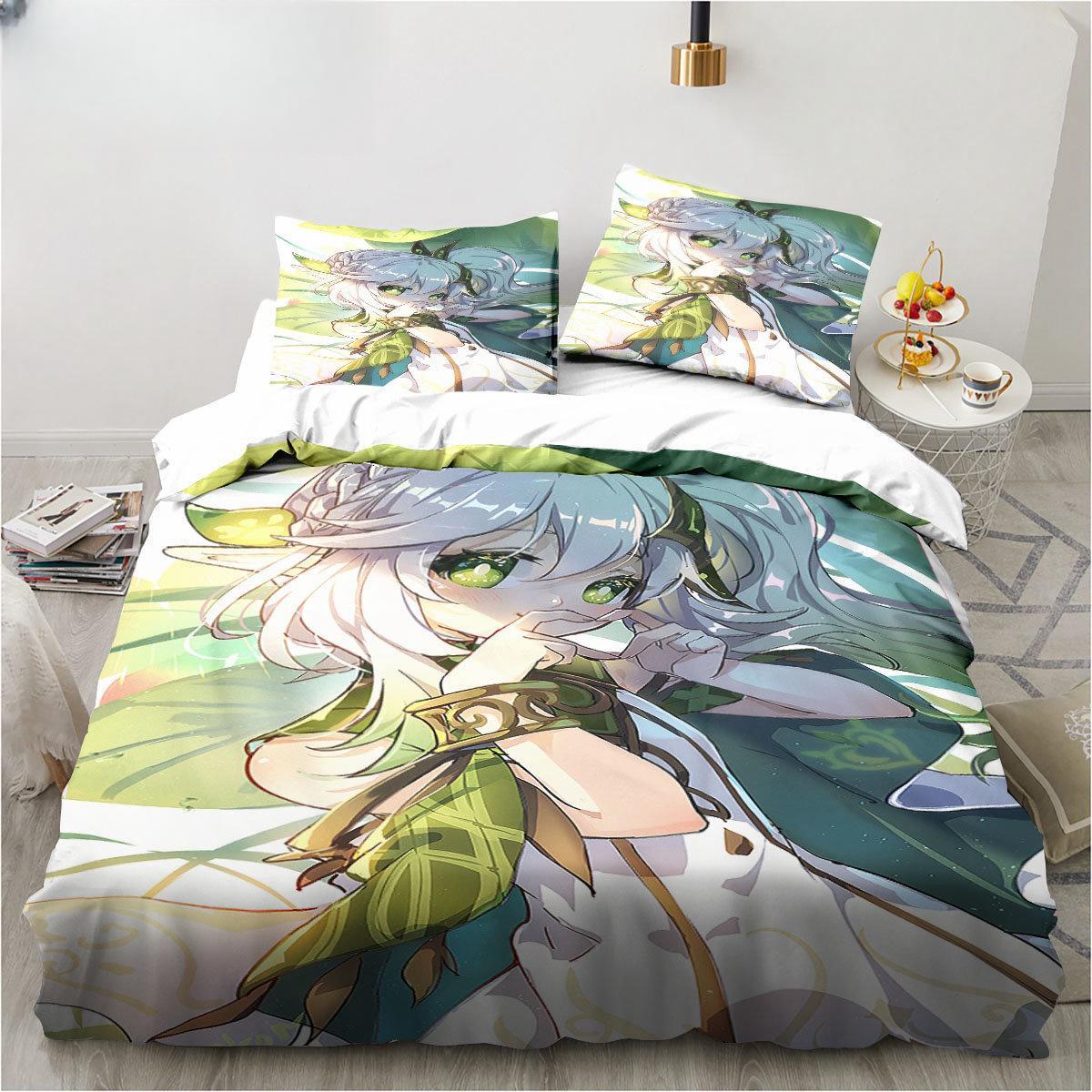 New Genshin Impact Nahida Kawa - Bed Sheet Microfiber avis et prix