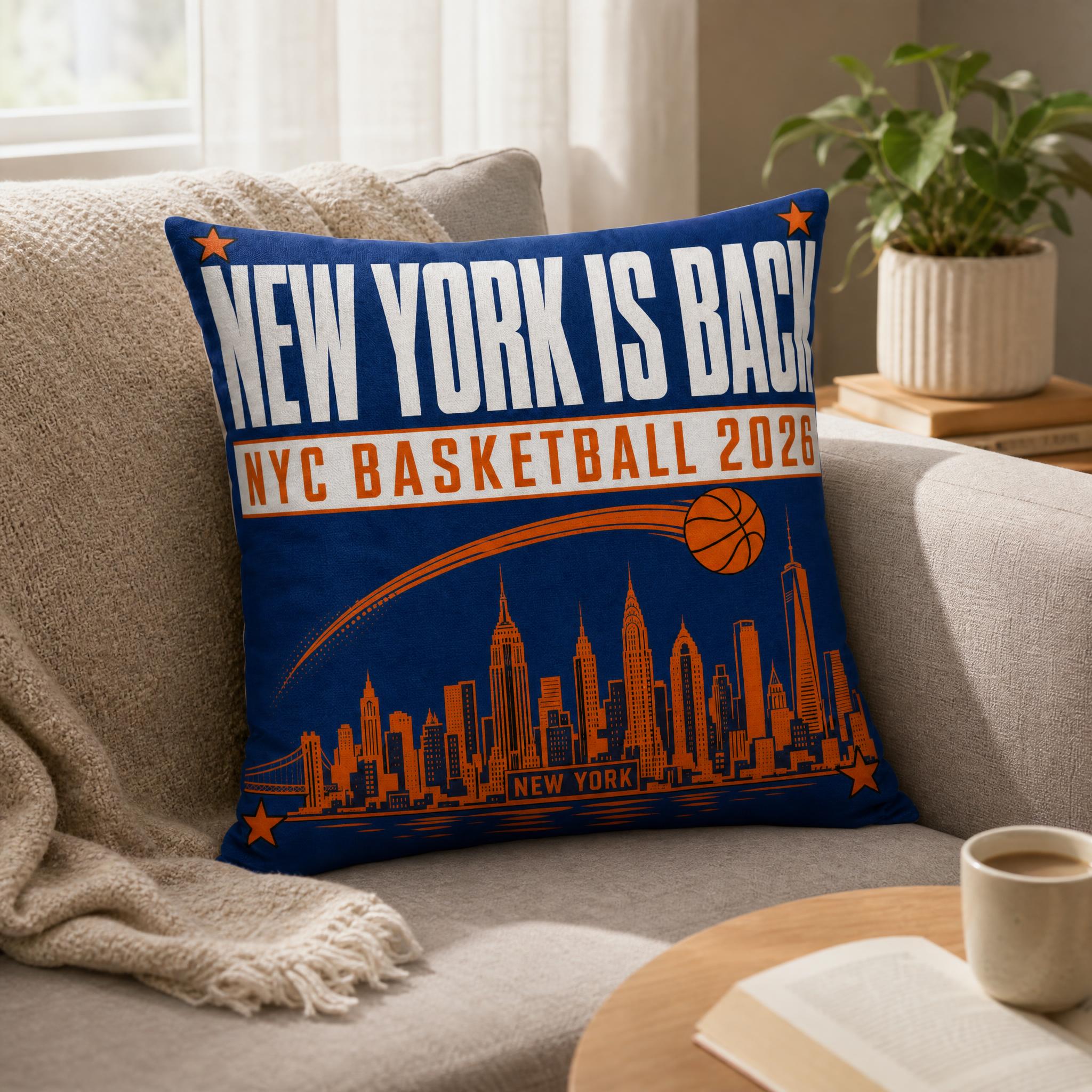 Blue Orange NYC Cityscape Bask - Home Textiles New York avis et prix